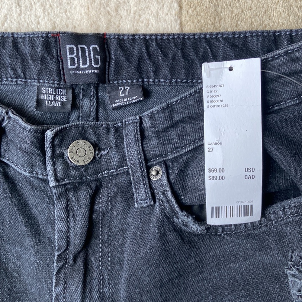 BDG Stretch High Rise Flare - Picture 6 of 6